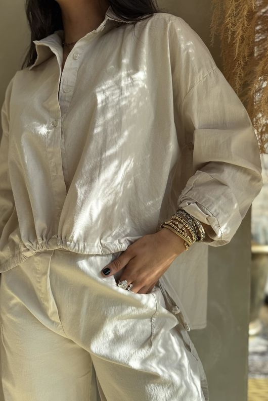 Paloma French Tuck Shirt Calico